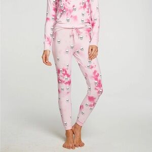 Chaser punk tie dye SKULL casual soft comfy pants S
